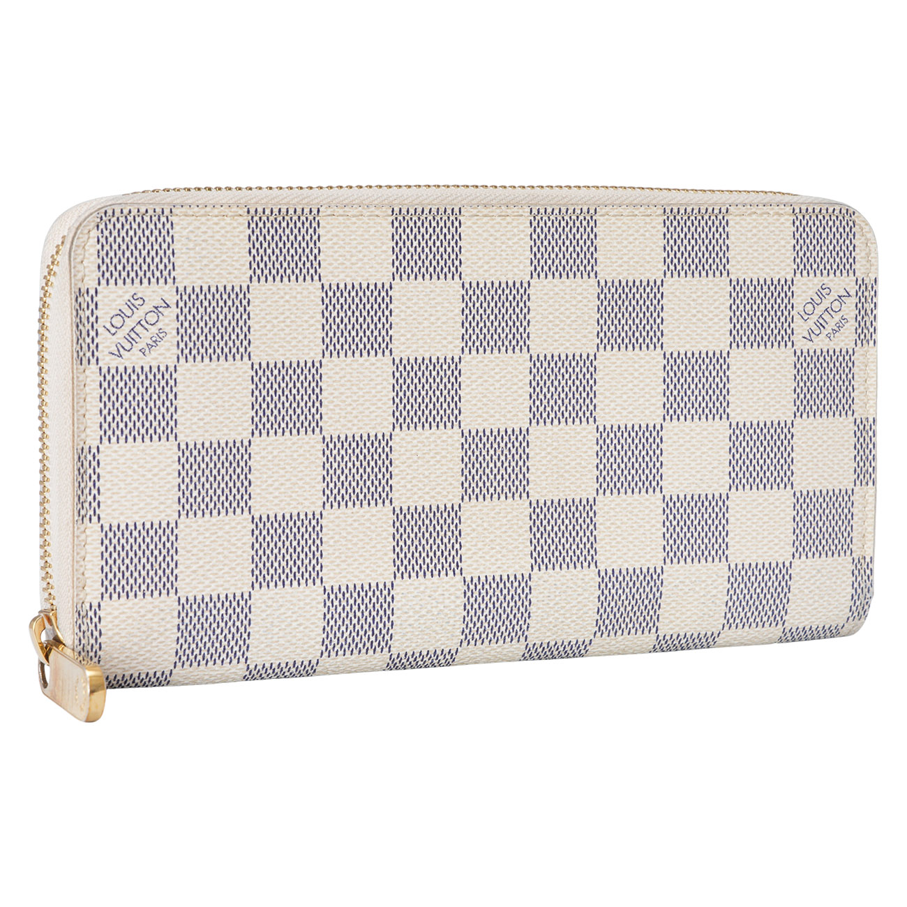 LOUIS VUITTON(USED)루이비통 N60019 다메에 아주르 지퍼 장지갑